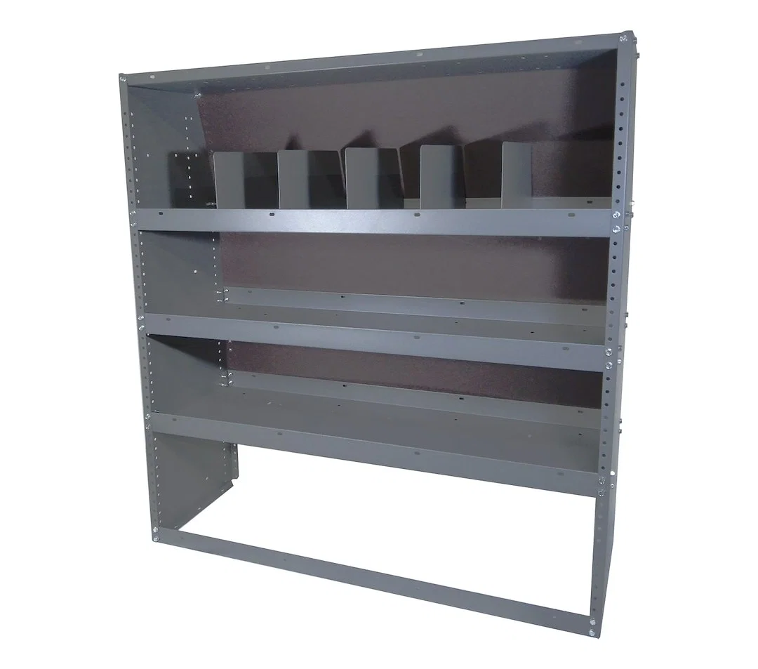 022434KP – MASTERACK Van Storage System Shelf Unit, 46 Inch Height x 43 Inch Width x 16 Inch Depth Shelving Module Ta...